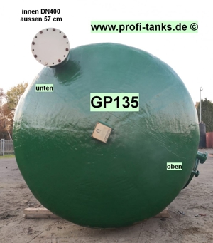P135 gebrauchter 46000 L Polyestertank Rapsöltank Molketank Wassertank Flüssigfuttertank Melassetank Bild 8