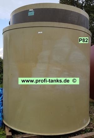P82 gebrauchter 12.000L Polypropylen-Tank Lagerbehälter Wassertank Futtermitteltank Rapsöltank Bild 2
