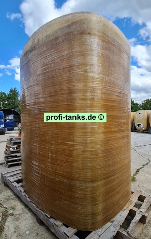 P78 gebrauchter 7000 L Polyestertank GFK-Tank Staffelstein Wassertank Rapsöltank Flüssigfuttertank Bild 4
