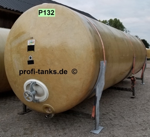 P132 gebrauchter 20.000 L GFK-Tank Juno-Tank Wassertank Rapsöltank Melassetank Flüssigfutter Gülle Bild 3
