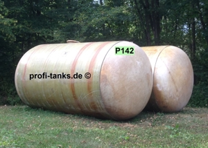 P142 gebrauchter 20.000 L Polyestertank GFK Wassertank Regenauffangtank Flüssigfutter Rapsöl Molke Bild 4