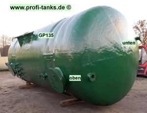 P135 gebrauchter 46000 L Polyestertank Rapsöltank Molketank Wassertank Flüssigfuttertank Melassetank Bild 5