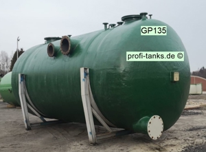 P135 gebrauchter 46000 L Polyestertank Rapsöltank Molketank Wassertank Flüssigfuttertank Melassetank Bild 2
