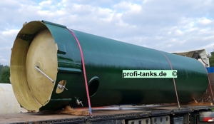 P177 gebrauchter 25.000 L Polyestertank GFK-Behälter rund Gülletank Wassertank Lebensmitteltank Bild 5