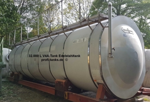 V10 gebrauchter 32.000 L Edelstahltank V4A isolierter Transporttank Chemietank Wasserstoff Wärmetank Bild 7