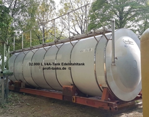 V10 gebrauchter 32.000 L Edelstahltank V4A isolierter Transporttank Chemietank Wasserstoff Wärmetank Bild 1