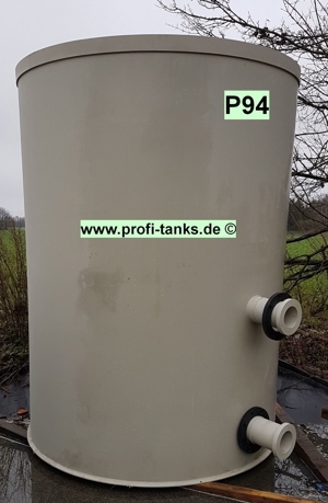P94 gebrauchter 6.600 L Polypropylen-Tank PP-Tank Flachbodentank Regenwassertank Flüssigfuttertank Bild 2