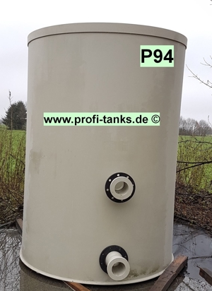 P94 gebrauchter 6.600 L Polypropylen-Tank PP-Tank Flachbodentank Regenwassertank Flüssigfuttertank Bild 1