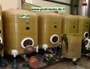GP125 gebrauchter 5000L Polyestertank GFK Weintank Lebensmitteltank Wassertank Flüssigfuttertank Bild 2