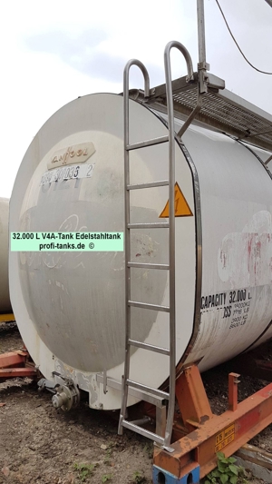 V10 gebrauchter 32.000 L Edelstahltank V4A isolierter Transporttank Chemietank Wasserstoff Wärmetank Bild 8