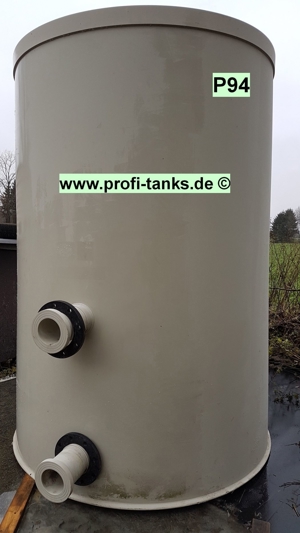 P94 gebrauchter 6.600 L Polypropylen-Tank PP-Tank Flachbodentank Regenwassertank Flüssigfuttertank Bild 3
