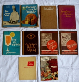 GEGEN ANGEBOT Konvolut alte Kochbücher Bild 2