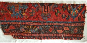 18.Jh. Teppich Sumakh Fragment Armenien Kaukasus Museum Historiker Bild 6