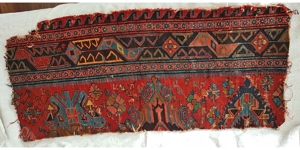 18.Jh. Teppich Sumakh Fragment Armenien Kaukasus Museum Historiker Bild 2