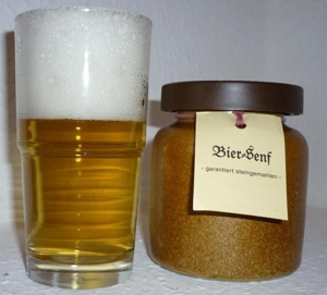 Bier Senf 270ml Thüringen - Schwarzbier - Bild 2
