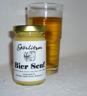 Bier Senf 270ml Thüringen - Schwarzbier - Bild 4