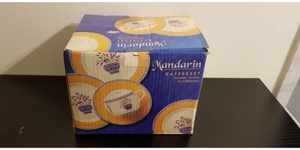 MANDARIN Kaffeeset für 6 Personen - Porzellan 18-teilig