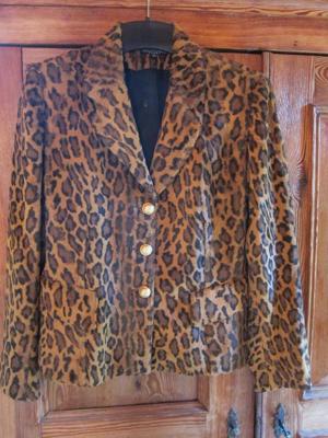 "Hallhuber" Leopardjacke Kunstfell!