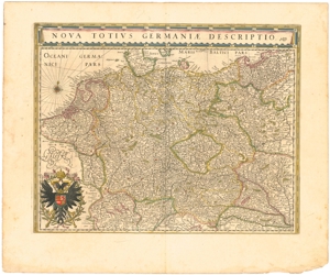 Kupferstichkarte "Nova Totivs Germania Descriptio"