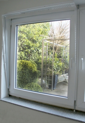 Kippfensterschutz für Vögel, OHNE BOHREN OHNE KLEBEN, System 4 + Welli-Zubehöhr Bild 3