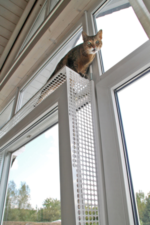 Kippfensterschutz Balkontüren für Katzen, OHNE Bohren und OHNE Kleben,System 8 Bild 6