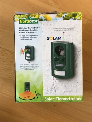 Maulwurfschreck, Solartiervertreiber von Florabest zu verkaufen!