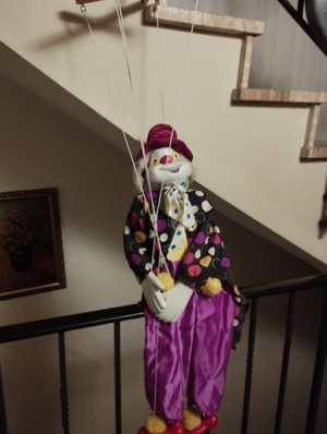 Porzellan Clown Puppe Bild 1