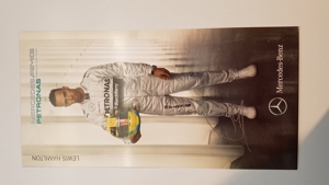 Autogrammkarte Lewis Hamilton Bild 1