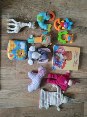 Großes Babyspielzeug Set Rassel Badespaß Bücher und vieles mehr.Bei Interesse und weiteren Fragen Bild 2