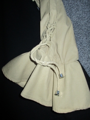 Shirt - Folk Line - Trachtenlook - M - schwarz/beige Bild 2