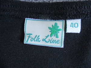 Shirt - Folk Line - Trachtenlook - M - schwarz/beige Bild 3