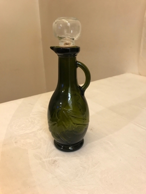 Öl Essig Karaffe mit Deckel aus Glas Bild 2