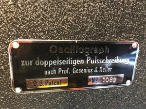 Oscillograph zur doppelseitigen Pulsschreibung nach Prof. Gesenius Keller Bild 3