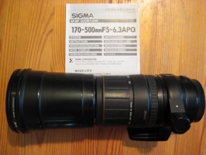 Sigma 170-500 mm F/5.0-6.3 APO Objektiv Canon Bild 1