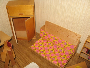 Studentenzimmer Puppenmöbel f Puppenstube-Puppenhaus Bild 2