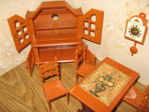 Modella Eßzimmer Puppenmöbel Puppenstube-Puppenhaus Bild 2