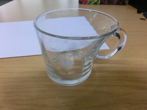 SENSEO Tasse H 8 cm Kaffeetasse Glas Douwe Egberts