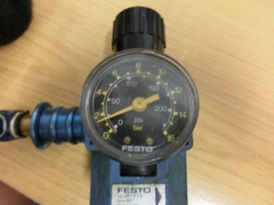 Festo LFR-1/4-S-B Filter-Regelventil mit Manometer Bild 3