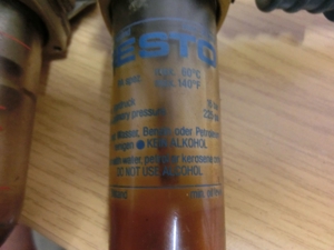 FESTO FRC-1 4 Wartungseinheitmit Manometer und Absperrventil Messing Bild 5