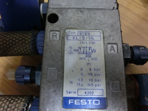 Festo / Pneumatikventil / Typ:9199 VL-5-1/4 Serie K202 Bild 2