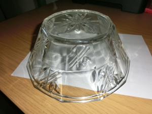 Glasschale Aufbewahrung Bonbons Dekoration Schüssel 23cm Bild 2