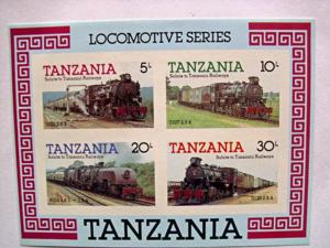 verkaufe Blocks mit Abarten aus Tansania,postfrisch Bild 8
