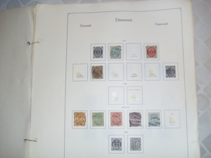 Dänemark Briefmarkensammlung Bild 1
