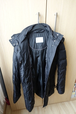 Steppjacke Winterjacke Damenjacke schwarz neuwertig Größe M Bild 7