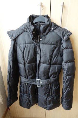 Steppjacke Winterjacke Damenjacke schwarz neuwertig Größe M Bild 4