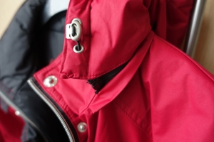 Damenjacke mit Klimamembran Winterjacke rot schwarz Größe 38 neu Bild 5