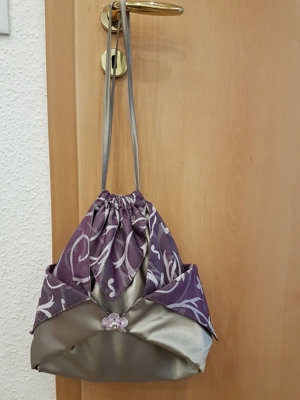 Taschen-Set Handtasche Beuteltasche mit Kosmetiktasche neu Bild 7
