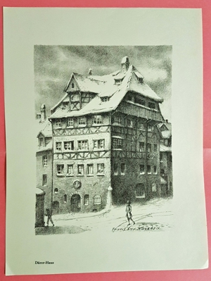 Albrecht Dürer Set Nürnberg Kupferstich Grafiken Haus Künstler Set Stich Grafik - image 2