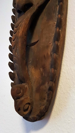 Südsee Tribal Art Maske Stammes Kunst Ethnologie Pazifik Ozean Bild 7