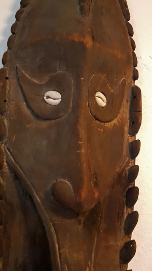 Südsee Tribal Art Maske Stammes Kunst Ethnologie Pazifik Ozean Bild 6